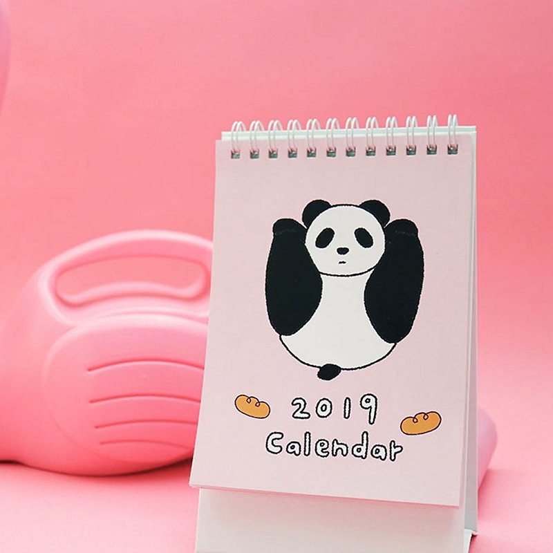 パンダLittle Panda Life / 2019 Straight Desk Calendar - Calendars - Paper Pink