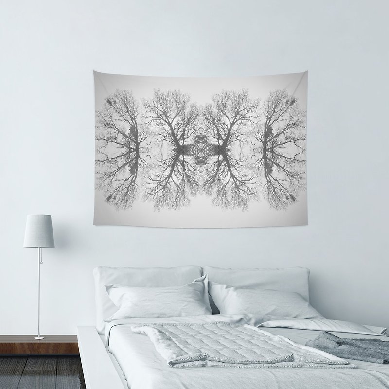 Hustle and bustle [M] - Home Decor Home Decor Wall Mural Wall Tapestry Wall Decoration Fresco Home Furnishing Hanging Decoration Interior Design Event Arrangement [M 112x150 cm] - Wall Décor - Polyester White