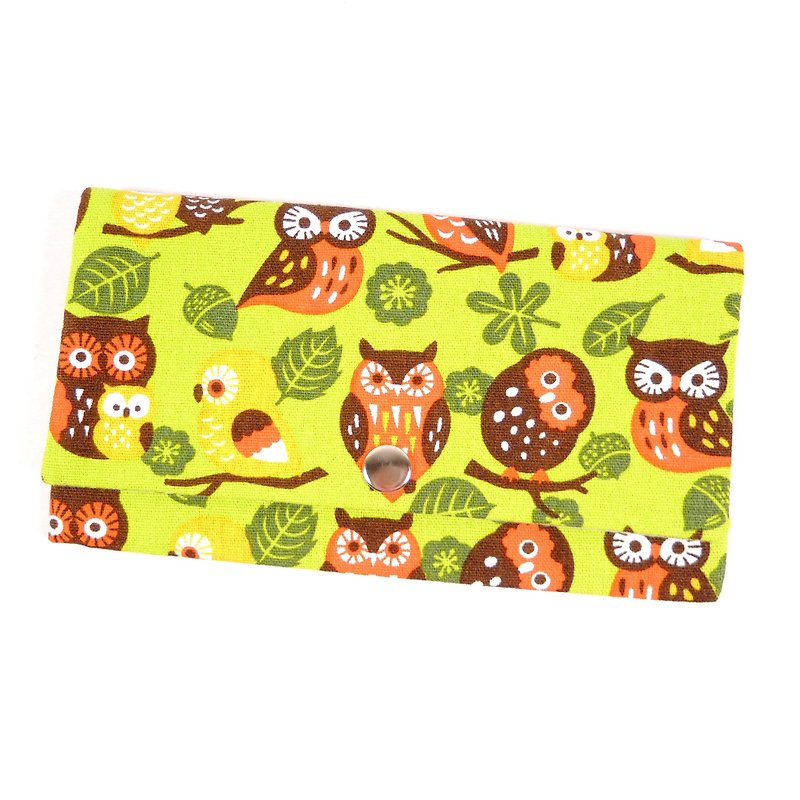 Passbook red envelopes of cash pouch - Owl (green) - Wallets - Other Materials Green