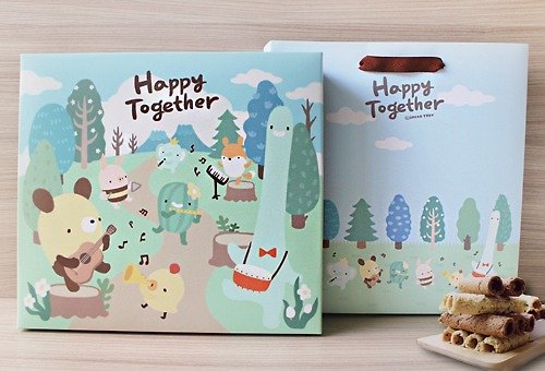 心路基金會－幸福+工場 Happy together 麵包樹聯名禮盒(綜合蛋捲款)