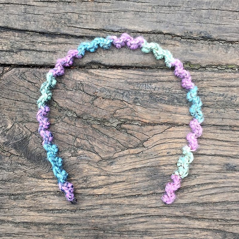 ENDORPHIN crochet headband -A - Hair Accessories - Other Materials Purple