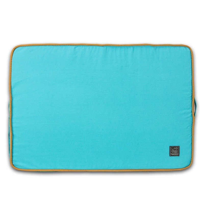 Lifeapp 睡墊替換布套M_W80xD55xH5cm (藍藍) 不含睡墊 - 寵物床墊/床褥 - 其他材質 藍色