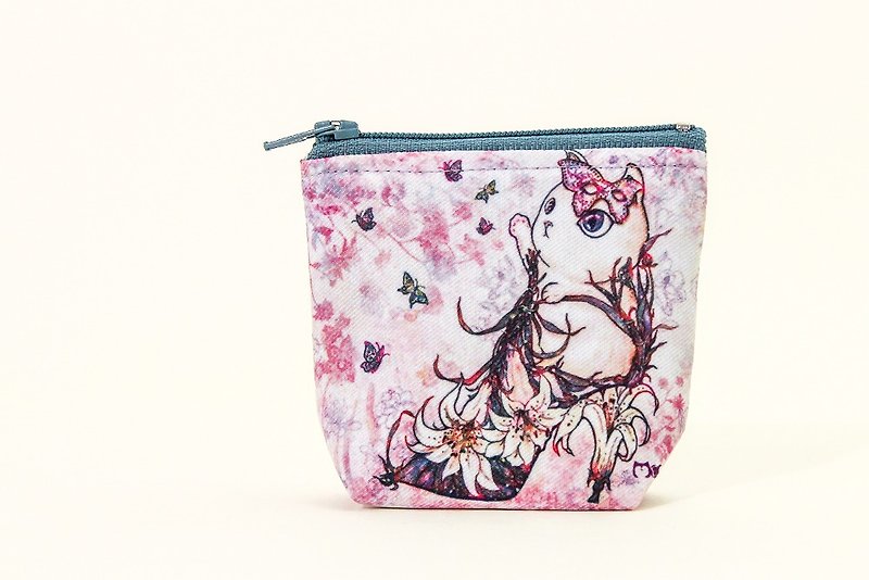 Good meow small purse - heels Flower Cat - กระเป๋าใส่เหรียญ - วัสดุอื่นๆ 