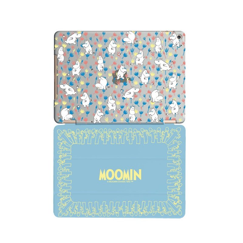 Moomin Genuine Authorized-iPad Protective Case [Moomin Wizard] - เคสแท็บเล็ต - พลาสติก สีน้ำเงิน