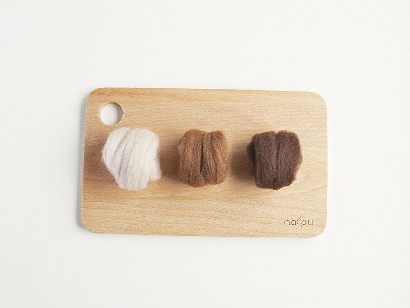 Leyang Special Wool Combination - Bitter Sweet Manor Chocolate Series - ตุ๊กตา - ขนแกะ 