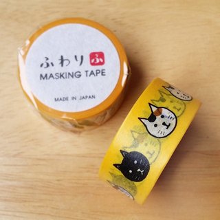 ジャパン伊予と紙ふわりと紙テープ[猫顔（FW47006）]