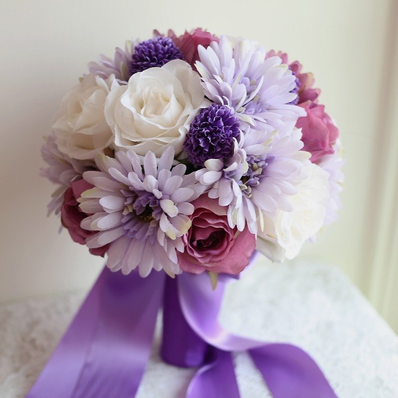 Wreaths Manor*Handmade jewelry bouquet*custom made ​​* ~ European suitors bouquet bouquet ~~~ NO.135 - ตกแต่งต้นไม้ - เครื่องเพชรพลอย 