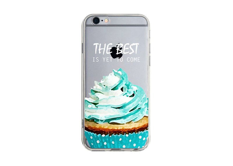 Custom cupcakes inspirational sentence Series 2 Transparent Samsung S5 S6 S7 note4 note5 iPhone 5 5s 6 6s 6 plus 7 7 plus ASUS HTC m9 Sony LG g4 g5 v10 phone shell mobile phone sets phone shell phonecase - Phone Cases - Plastic Blue