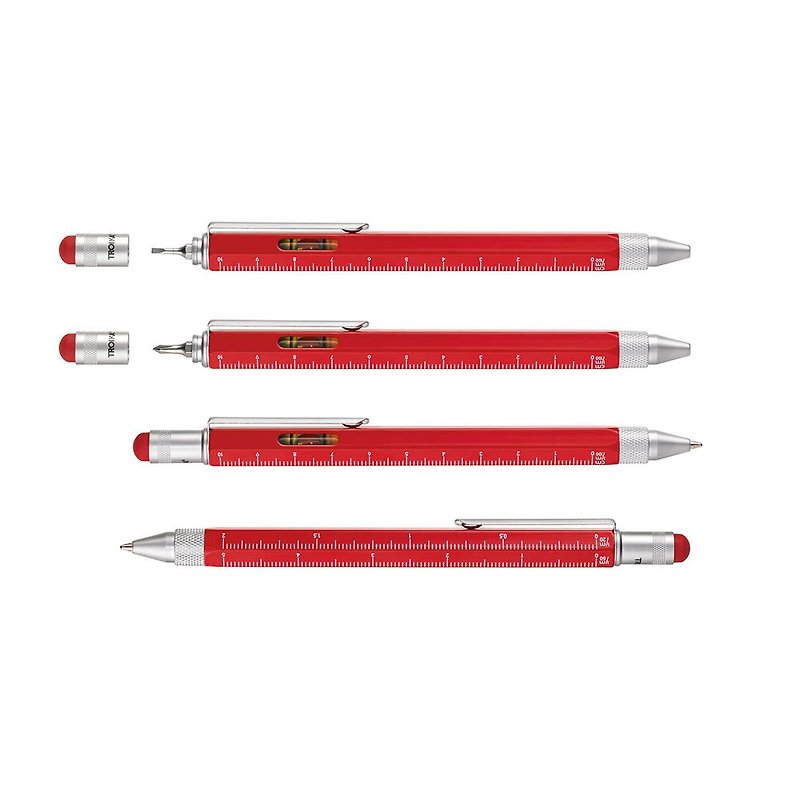 Multiple Pen - Ballpoint & Gel Pens - Other Metals Red
