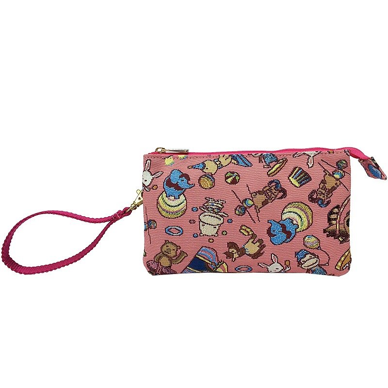 Handmade Clutch  /  Jacquard Weave / Water Repellent - Clutch Bags - Other Materials Multicolor