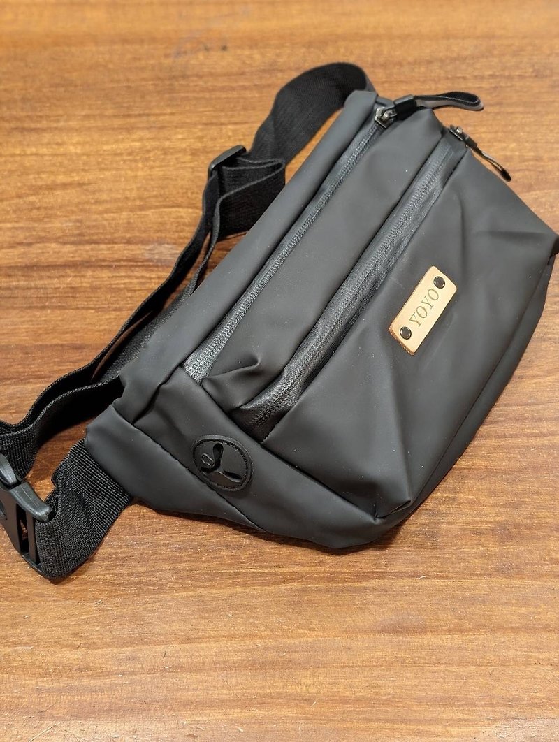 yoyo waterproof waist bag - Messenger Bags & Sling Bags - Waterproof Material Black