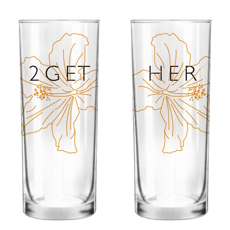 2GETHER Glass Set of 2 by Human Touch - 其他 - 玻璃 