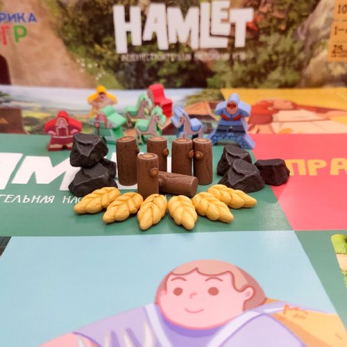 Holy Tokens 豪華代幣與 哈姆雷特。村莊建設遊戲 棋盤遊戲相容