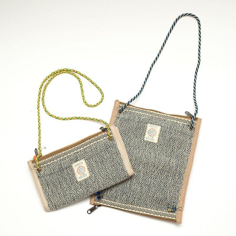 2 Ways Folding Purse (muti-colors) - Messenger Bags & Sling Bags - Cotton & Hemp 