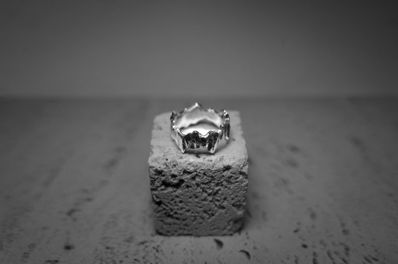 Erosion of rocks / 925 Silver - General Rings - Silver Silver