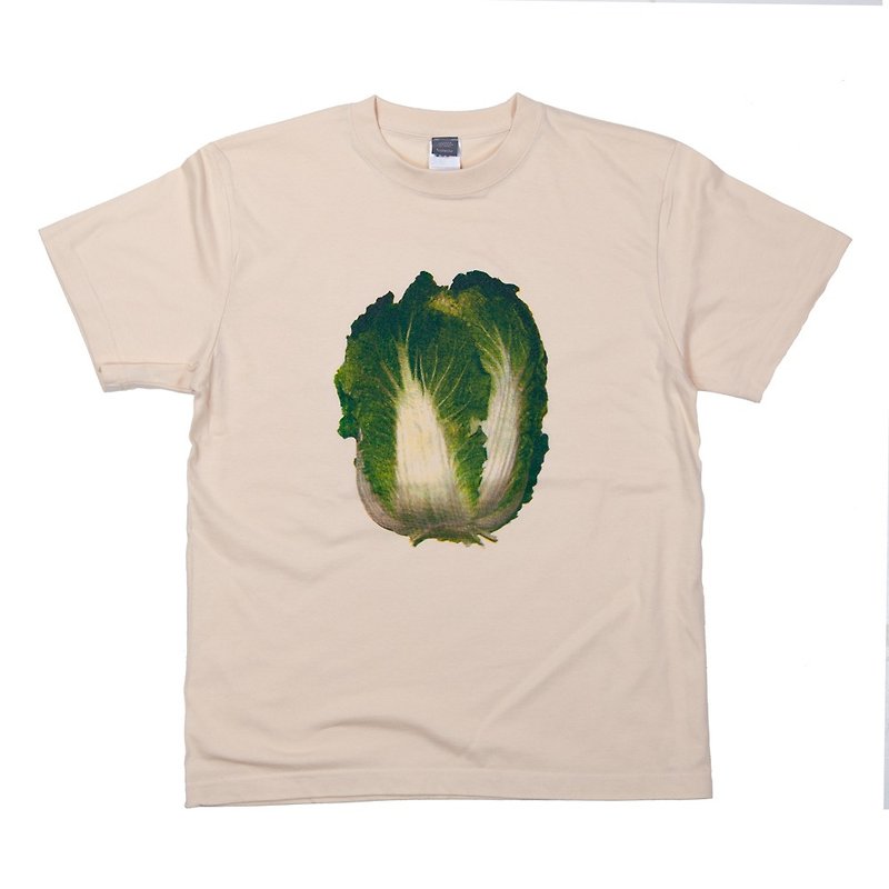 野菜シリーズ　白菜　ユニセックスTシャツ　XXLサイズ - 帽T/大學T - 棉．麻 多色