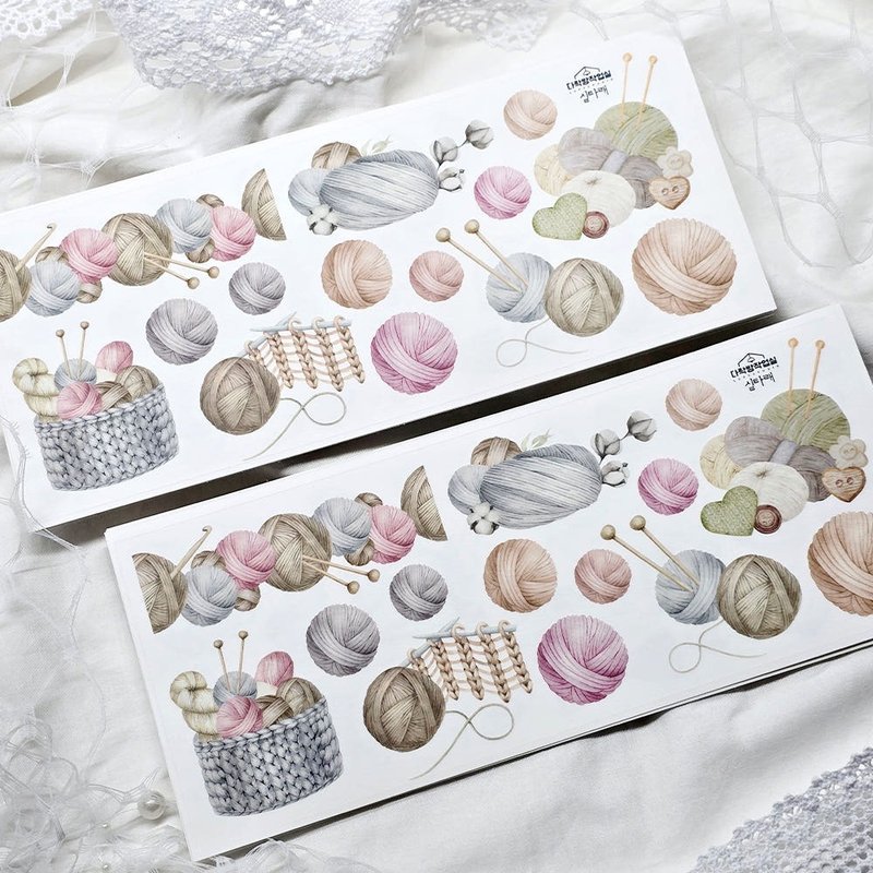 :skein: Matte Transparent sticker - Stickers - Other Materials 