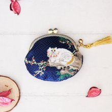 刺繍財布 猫竹 - ショップ 国立故宮博物院オンラインショップ コイン