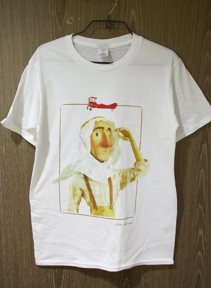 Little Prince Movie Edition License - T-shirt - เสื้อยืดผู้ชาย - ผ้าฝ้าย/ผ้าลินิน สีเหลือง