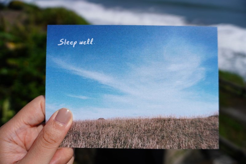 【旅行手寫明信片】綠島-Sleep Well - 卡片/明信片 - 紙 