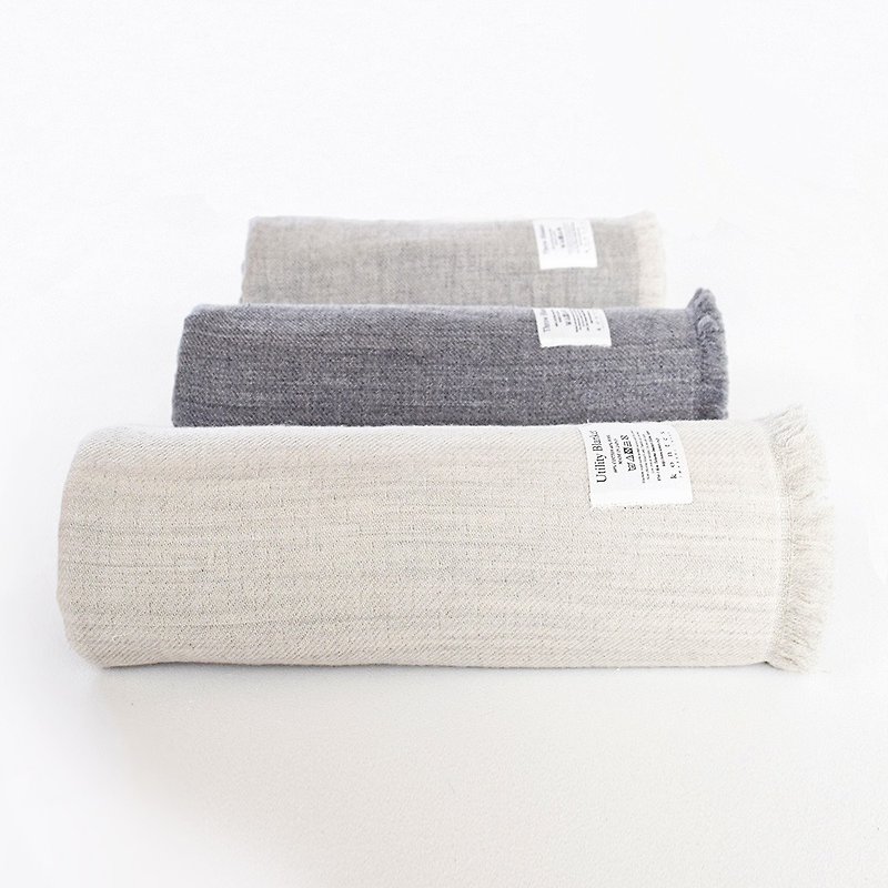 【kontex】日本棉混紡羊毛百搭毯 -共3色 - 被/毛毯 - 棉．麻 多色