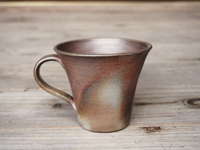 備前 コーヒーカップ（中）＿c1-025 - マグカップ - 陶器 ブラウン