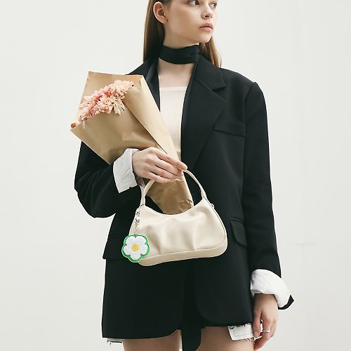 MUR 韓國製 MUR Ette Bag Mini Vegan Leather 包包 (Crinkle Ivory)