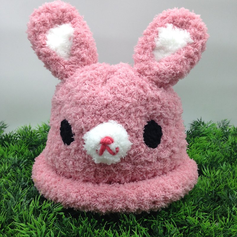 Baby hat bunny shape wool cap halloween dress up Christmas gift lottery rabbit - อื่นๆ - เส้นใยสังเคราะห์ 