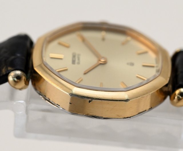 SEIKO アンティーク オクタゴン ゴールドカラー レディースウォッチ SEIKO アンティーク オクタゴン ゴールドカラー レディース