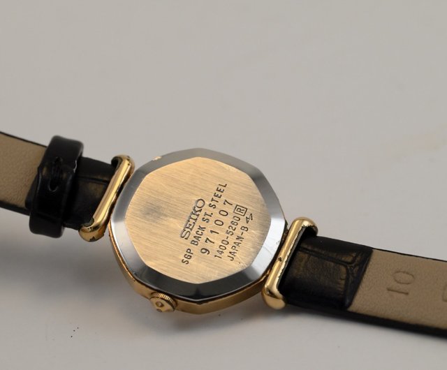 SEIKO アンティーク オクタゴン ゴールドカラー レディースウォッチ SEIKO アンティーク オクタゴン ゴールドカラー レディース