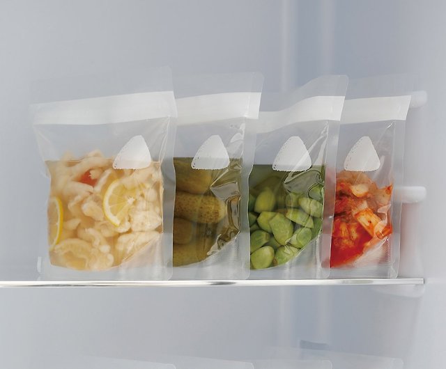 Japanese Frost Mountain three-dimensional upright food preservation sealed  bag (small style) - 30 pieces