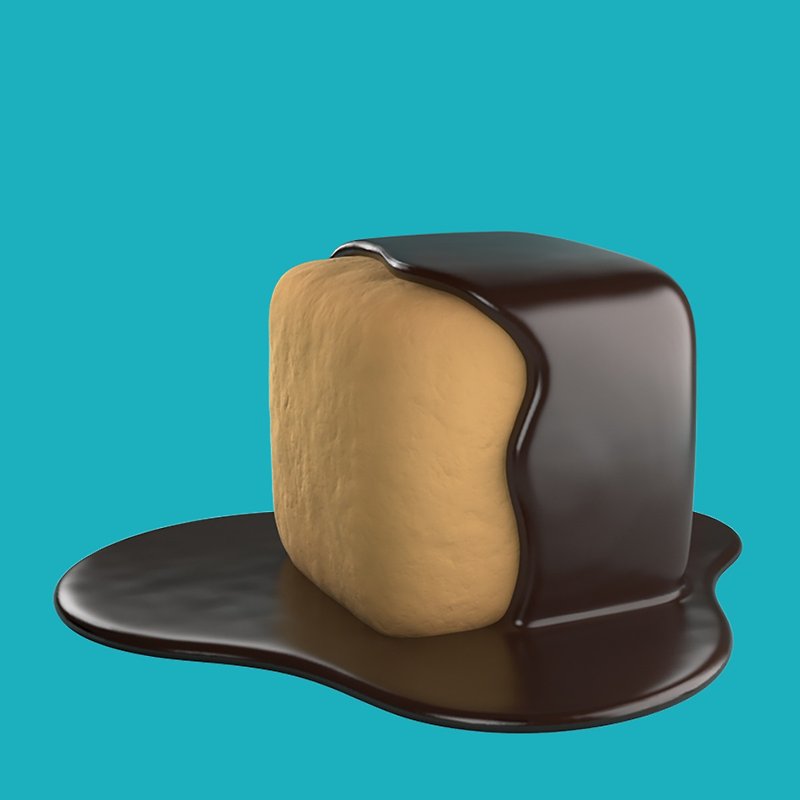 【ビーガン】BARU ベルギー産コットンキャンディーチョコレート（キャラメルシーソルト味） - チョコレート - その他の素材 
