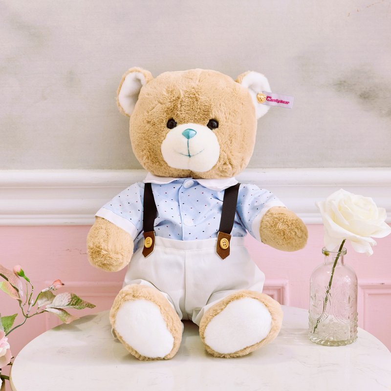 Candy Bear 贴心暖男情侣熊 45cm - 玩偶/公仔 - 聚酯纖維 卡其色