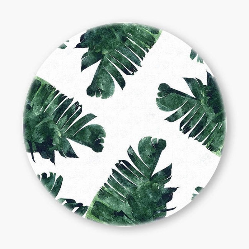 Snupped Ceramic Coaster - 陶瓷杯墊 - Banana leaf Frenzy - 杯墊 - 其他材質 