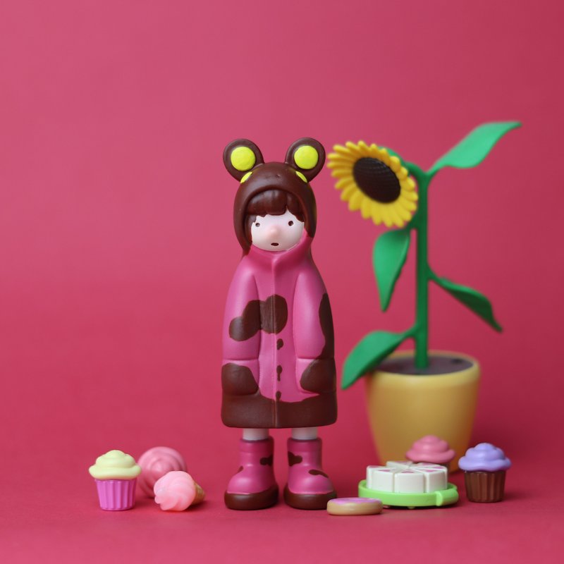 Niar_strawberry & chocolate - Stuffed Dolls & Figurines - Resin Red