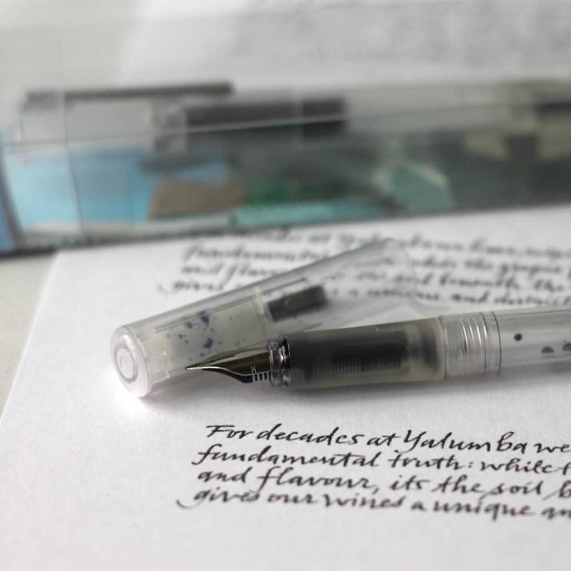 PREMEC | Swiss Simple Transparent Pen Set Easy Plume - Fountain Pens - Plastic Transparent