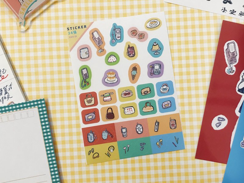 |NG new products|Modeled stickers popular gadgets - สติกเกอร์ - กระดาษ 