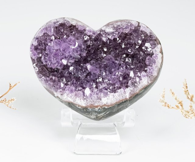 AMETHYST on sale HEART CLUSTER