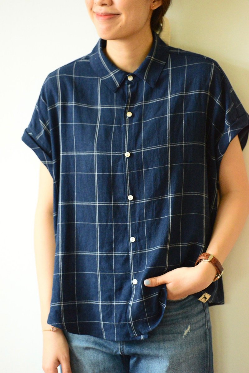 Double sleeve shirt - 女裝 T 恤 - 棉．麻 