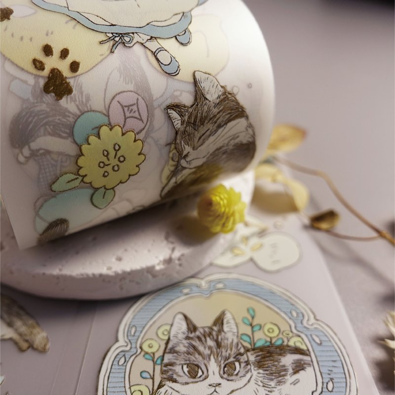 [Dami Creative X Chiya Exclusive Collaboration] Paper Tape Collaboration - Washi Tape - Plastic 