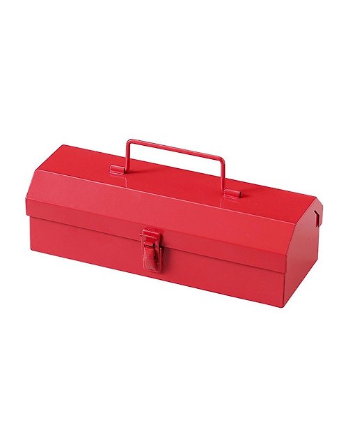 SÜSS Living生活良品 日本Magnets復古工業風小工具箱/鉛筆盒/收納盒(紅色)