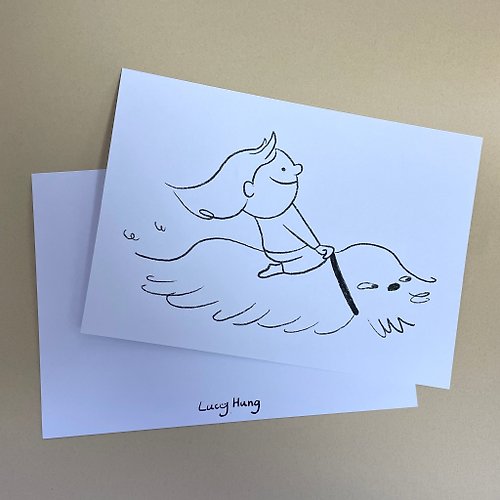 Lucy Hung Illustrator 小狗衝呀