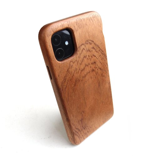 Wood & Leather Goods LIFE 【受注生産】実績と安心サポート iPhone 11 専用木製ケース