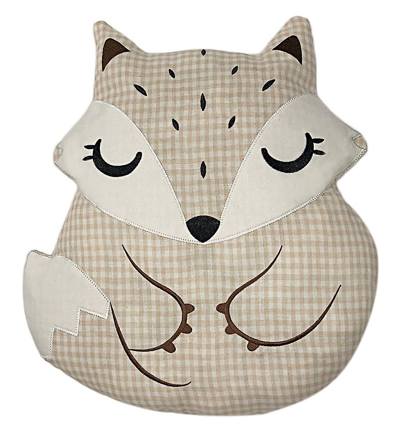 Fairy Land Organic Cotton Pillow - Fox - Pillows & Cushions - Other Materials 