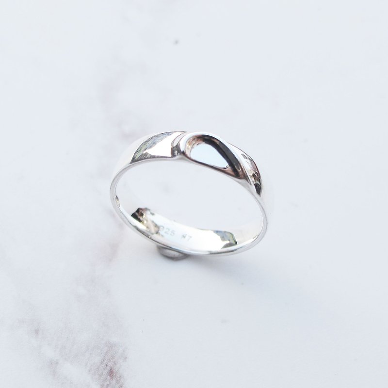 Big staff Taipa [handmade silver] 94 × is the sterling silver female ring - Couples' Rings - Sterling Silver Silver