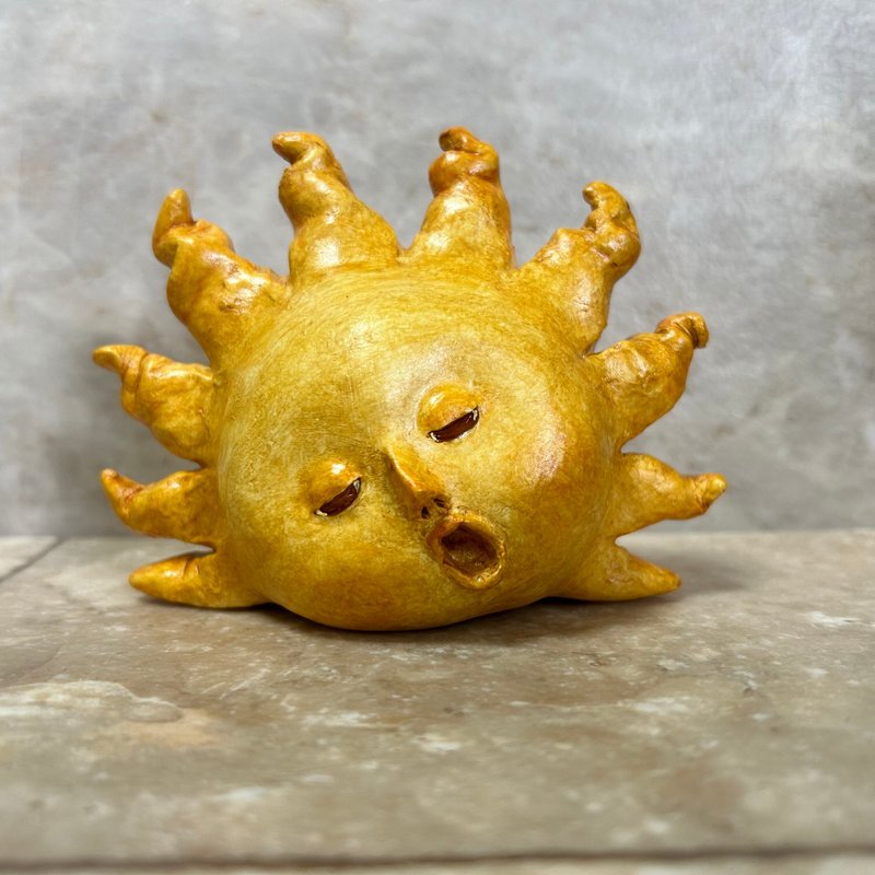 Sleepy Sun - Items for Display - Clay Orange