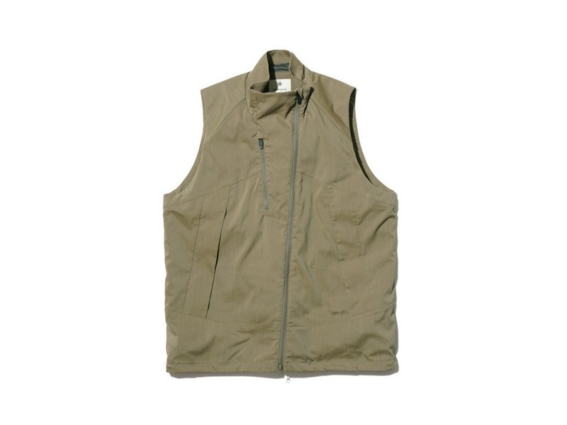 Stretch FR Vest 難燃背心 橄欖綠 - 背心/無袖上衣 - 聚酯纖維 卡其色