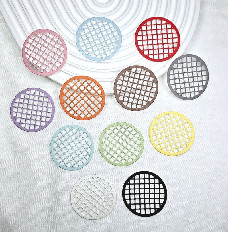 Honeycomb Circle Die-cut - กระดาษโน้ต - กระดาษ หลากหลายสี