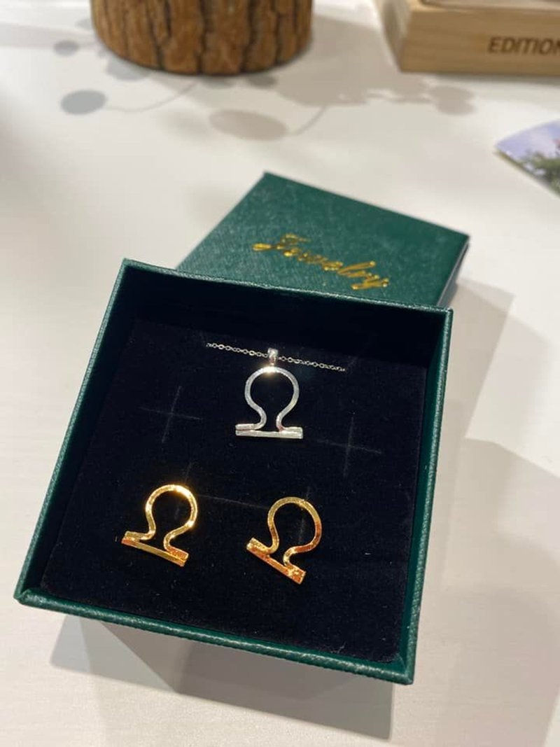 Libra Earrings - ต่างหู - โลหะ สีเงิน