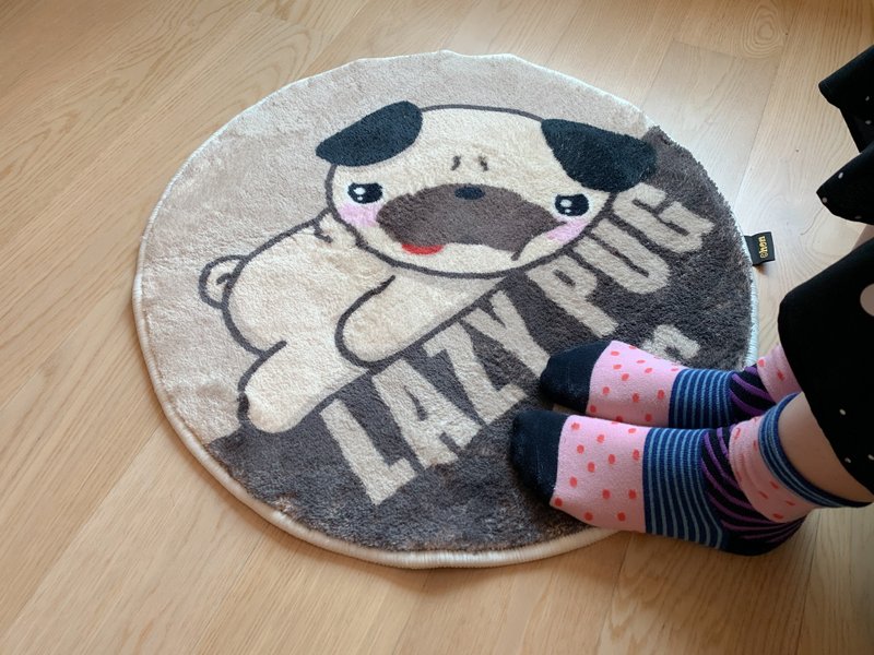 LAZY PUG 軟綿綿地氈 - 地墊/地毯 - 棉．麻 